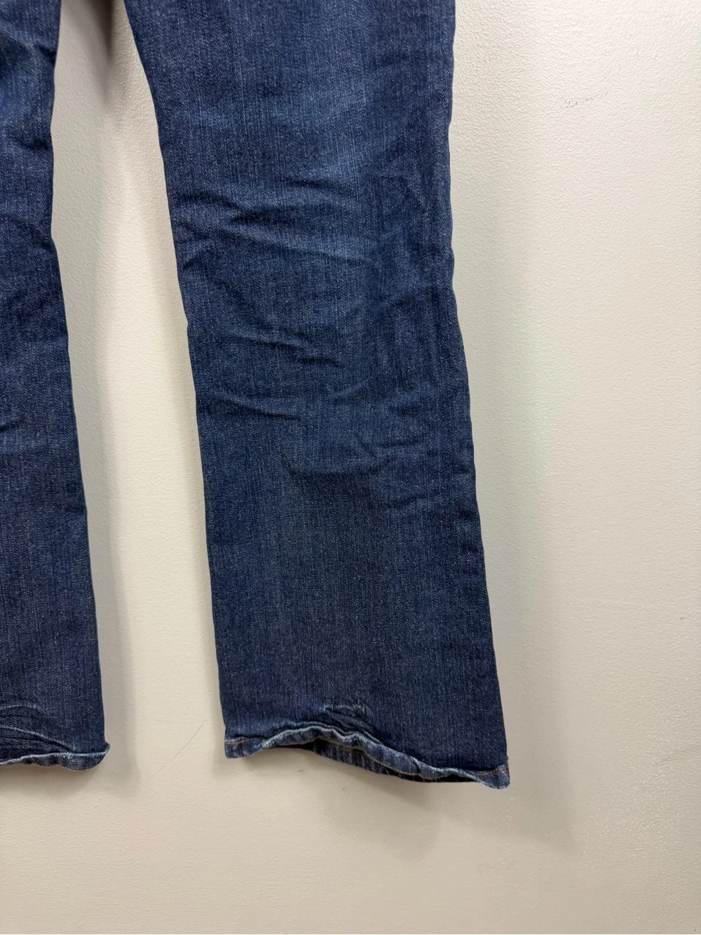 Lauren Ralph Lauren Jeans Womens 12 Dark Wash Studded Side Seam Stretch Straight